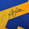 Autographed/Signed Marshall Faulk St. Louis Blue Football Jersey Beckett BAS COA by Hall of Fame Sports Memorabilia