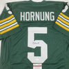 Autographed/Signed Paul Hornung Green Bay Green Football Jersey JSA COA by Hall of Fame Sports Memorabilia