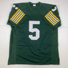 Autographed/Signed Paul Hornung Green Bay Green Football Jersey JSA COA by Hall of Fame Sports Memorabilia
