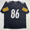 Autographed/Signed Hines Ward Pittsburgh Black Football Jersey Beckett BAS COA by Hall of Fame Sports Memorabilia