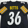 Autographed/Signed Jerome Bettis Pittsburgh Black Football Jersey JSA COA by Hall of Fame Sports Memorabilia
