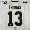 Autographed/Signed Michael Thomas New Orleans White Football Jersey JSA COA by Hall of Fame Sports Memorabilia