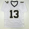 Autographed/Signed Michael Thomas New Orleans White Football Jersey JSA COA by Hall of Fame Sports Memorabilia