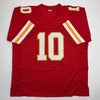 Autographed/Signed Tyreek Hill Kansas City Red Football Jersey Beckett BAS COA by Hall of Fame Sports Memorabilia