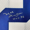 Framed Autographed/Signed Mel Renfro HOF 96 35x39 Dallas White Football Jersey JSA COA by Hall of Fame Sports Memorabilia