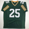 Autographed/Signed Dorsey Levens Green Bay Green Football Jersey Beckett BAS COA by Hall of Fame Sports Memorabilia