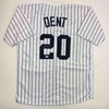Autographed/Signed Bucky Dent New York Pinstripe Baseball Jersey Beckett BAS COA