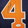 Framed Autographed/Signed Roy Oswalt 35x39 Houston Blue Baseball Jersey JSA COA