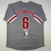 Autographed/Signed Ryan Howard Philadelphia Grey Baseball Jersey JSA COA