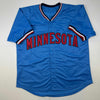 Autographed/Signed Bert Blyleven Minnesota Light Blue Baseball Jersey JSA COA
