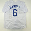 Autographed/Signed Steve Garvey Los Angeles LA White Baseball Jersey Beckett BAS COA by Hall of Fame Sports Memorabilia