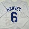 Autographed/Signed Steve Garvey Los Angeles LA White Baseball Jersey Beckett BAS COA by Hall of Fame Sports Memorabilia