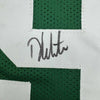 Autographed/Signed Derrick White Boston Green Basketball Jersey JSA COA