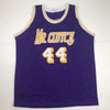 Autographed/Signed Jerry West Los Angeles LA Purple Basketball Jersey JSA COA by Hall of Fame Sports Memorabilia