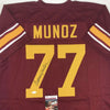 Autographed/Signed Anthony Munoz USC Maroon College Football Jersey JSA COA by Hall of Fame Sports Memorabilia