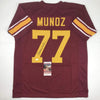 Autographed/Signed Anthony Munoz USC Maroon College Football Jersey JSA COA by Hall of Fame Sports Memorabilia