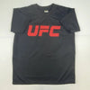 Autographed/Signed Dustin Poirier UFC MMA Black Ultimate Fighting Jersey Shirt PSA/DNA COA by Hall of Fame Sports Memorabilia