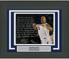 Framed Autographed/Signed Shabazz Napier Inscribed Story UConn Huskies 16x20 College Basketball Photo Fanatics COA by Hall of Fame Sports Memorabilia