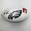 Autographed/Signed Brandon Graham Philadelphia Eagles Full Size F/S White Panel Logo Football Beckett BAS COA by Hall of Fame Sports Memorabilia