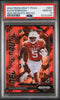 Graded 2023 Panini Prizm Draft Picks Bijan Robinson #NR3 New Recruits Red Ice Rookie RC Football Card PSA 10 Gem Mint