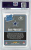 Graded 2016 Panini Donruss Dak Prescott #362 Press Proof Blue Rookie RC Football Card PSA 10 Gem Mint by Hall of Fame Sports Memorabilia