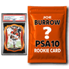 Joe Burrow PSA 10 Graded Rookie Football Card Mystery Pack by Hall of Fame Sports Memorabilia