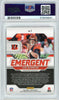 Graded 2020 Panini Prizm Joe Burrow #1 Emergent Rookie RC Football Card PSA 10 Gem Mint by Hall of Fame Sports Memorabilia