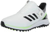 adidas Mens Solarmotion Spikeless BOA Lightstrike 24 Golf Shoes Footwear White/Core Black/Green Spark 15 by EasyOptionXY