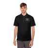 Unity & Strength Men’s Sport Polo — Small “UNITY” Patch Chest Logo by Tristan’s Treehouse