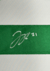 Framed Autographed/Signed Jason Robertson 35x39 Dallas White Hockey Jersey JSA COA