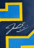 Framed Autographed/Signed Jacob Misiorowski 35x39 Milwaukee Blue Baseball Jersey JSA COA