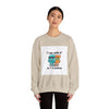 Funny Meme Crewneck Sweatshirt — "I am with six so 7 is jealous" by Tristan’s Treehouse