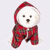 Dog Hooded Sweater Plaid Pet Clothes by My Store