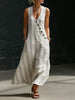 Women’s V-Neck Cross-Over Shirt and Wide-Leg Pants Set by FitiqueFit