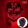 Cold Light Halloween Mask Led Luminous by My Store