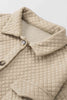 Comfortable Button-Down Collared Jacket Classic Lightweight Classic Design With Pockets by Stevvex