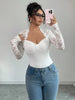 Lace Sleeve Long Sleeve T-Shirt by Simply Love