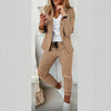 Women’s Plaid Two‑Piece Suit Set by FitiqueFit