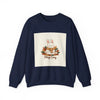 Stay Cozy Bunny sweatshirt | cute animal illustration, winter forest art by Tristan’s Treehouse