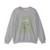 Breathe mountain leaf design Sweatshirt | nature vibes, calming minimal by Tristan’s Treehouse