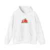 Retro Cherry Graphic Hoodie | kawaii fruit design, vintage cherry motif by Tristan’s Treehouse