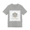 Ornate Brooch Emblem Tee | baroque print tee, vintage emblem shirt by Tristan’s Treehouse
