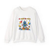 Retro Toy Robot Crewneck Sweatshirt | Throwback Kid, Primary Color Retro