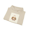 Cozy Bunny Winter Forest hoodie | cute animal illustration, cozy critter art by Tristan’s Treehouse