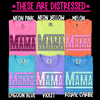 Pink & White Mama Checkered - Tee by The Neeley Design Co Wholesale