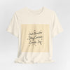 Just Breathe Stay Curious Create Joy Tee | messy handwriting shirt, doodle text design by Tristan’s Treehouse
