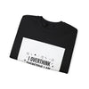 I Overthink Therefore I Am Sweatshirt | Sarcastic Quote, Self-Deprecating Humor by Tristan’s Treehouse