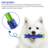 Dog Chew Toys Toothbrush Pets Molar Tooth Cleaning Brushing Stick Doggy Silicone by My Store