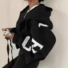 Women’s Zip-Up Printed Sweatshirt – Long Sleeve Casual Jacket by FitiqueFit