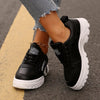 Women’s Lace‑Up Side‑Zipper Sports Sneakers by FitiqueFit